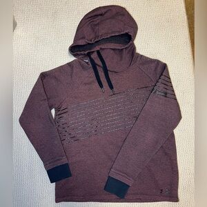 Under Armour Women’s Burgundy and Black Hoodie